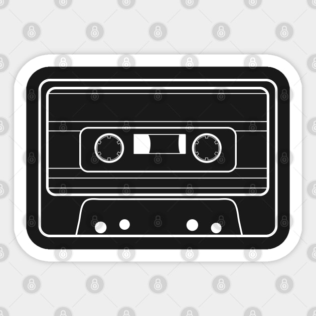 Cassette Sticker by Sirenarts